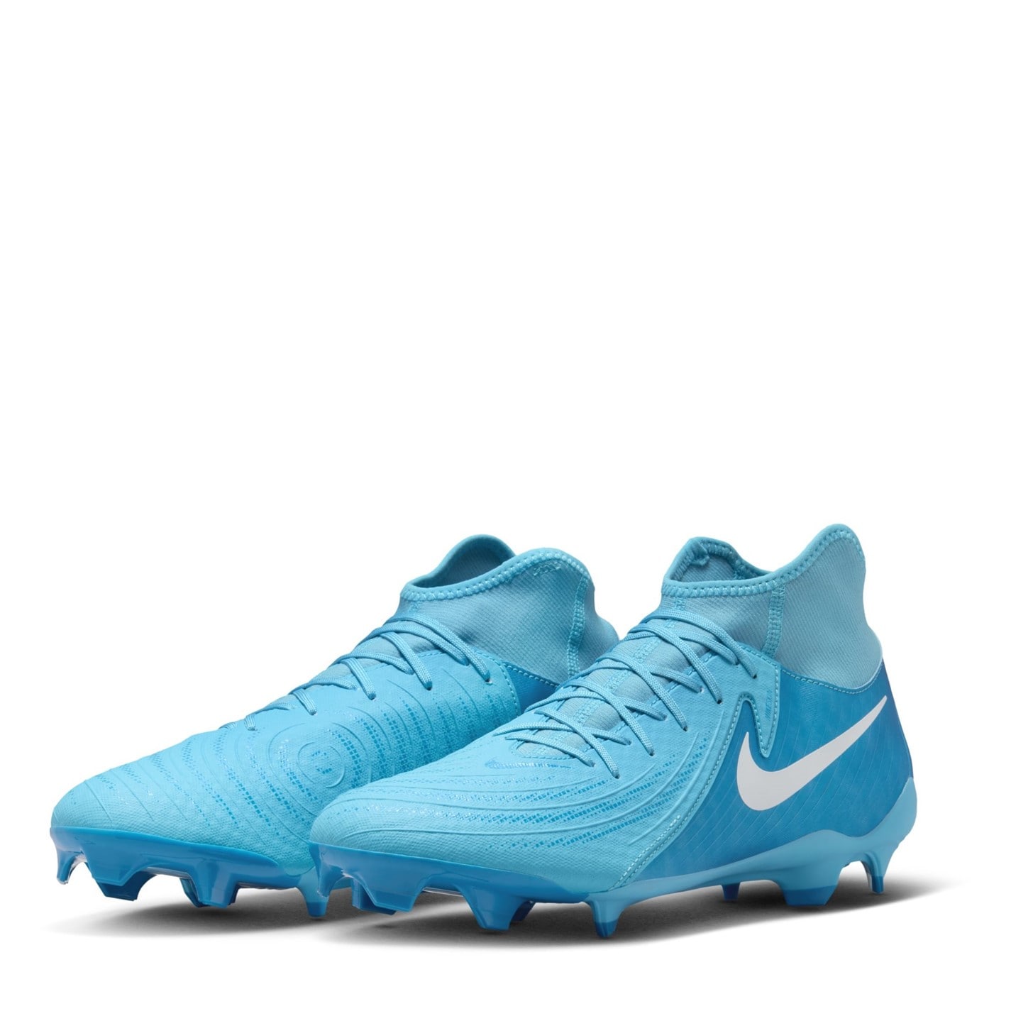 Ghete de fotbal Nike Phantom Luna II Academy Firm Ground albastru baltic