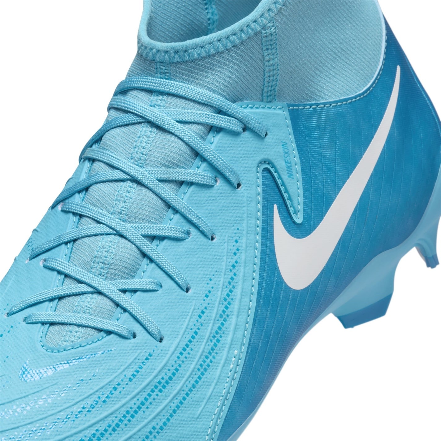 Ghete de fotbal Nike Phantom Luna II Academy Firm Ground albastru baltic