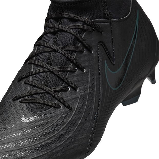 Ghete de fotbal Nike Phantom Luna II Academy Firm Ground negru verde