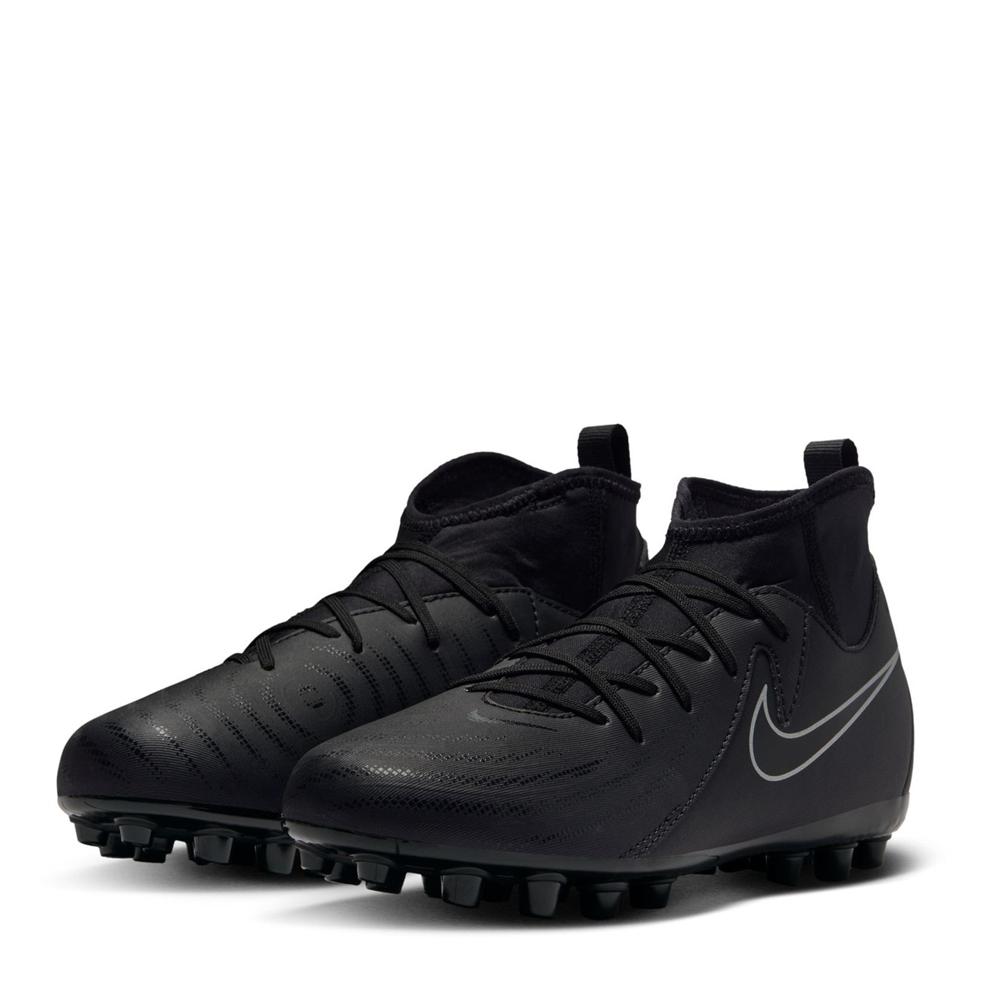 Ghete de fotbal Nike Phantom Luna II Academy Juniors Artificial Ground negru