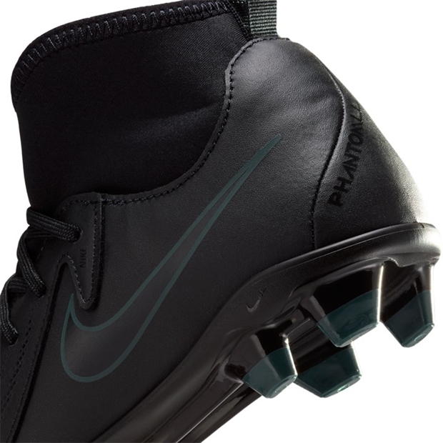 Ghete de fotbal Nike Phantom Luna II Club Firm Ground pentru copii negru verde