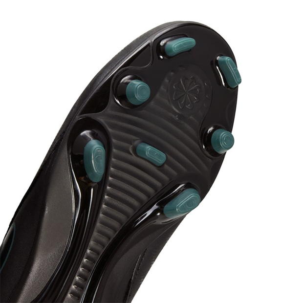 Ghete de fotbal Nike Phantom Luna II Club Firm Ground pentru copii negru verde