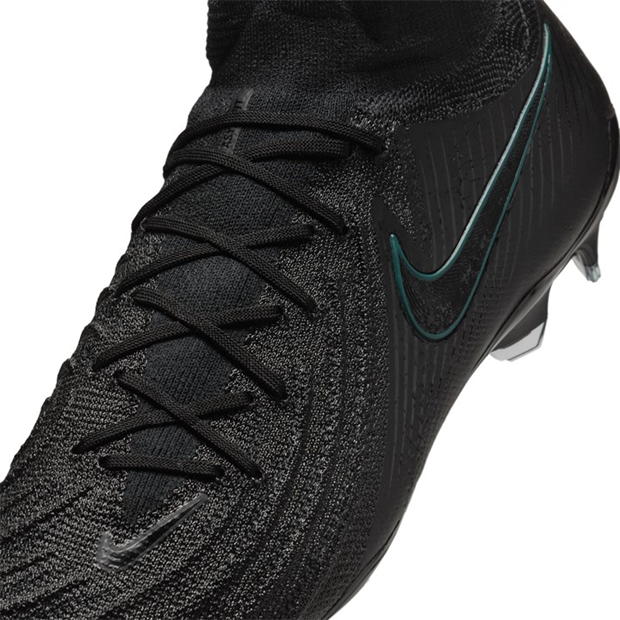 Ghete de fotbal Nike Phantom Luna II Elite Firm Ground negru verde