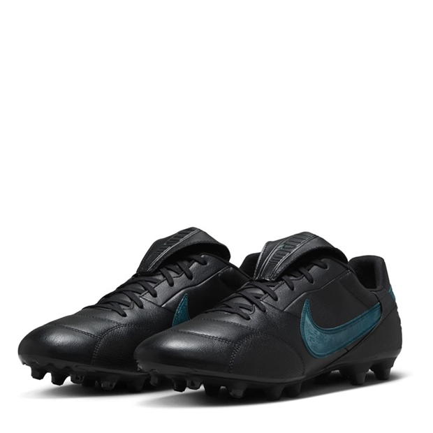 Ghete de fotbal Nike Premier 3 Firm Ground negru verde