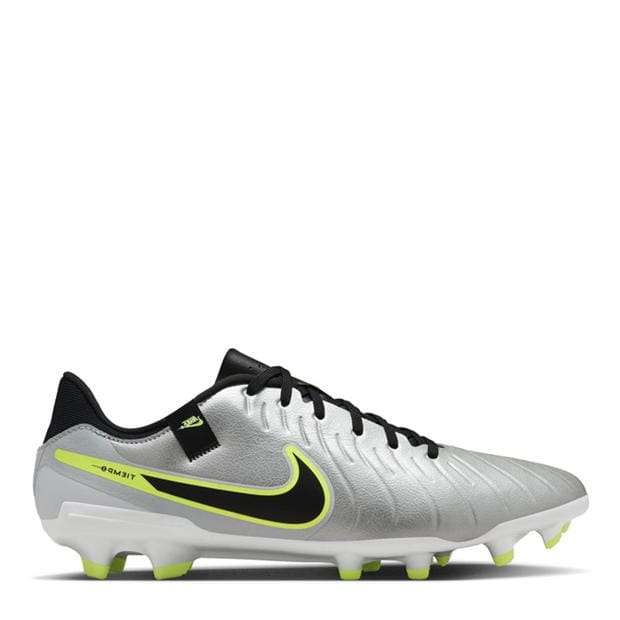 Ghete de fotbal Nike Tiempo Legend 10 Academy Firm Ground argintiu galben