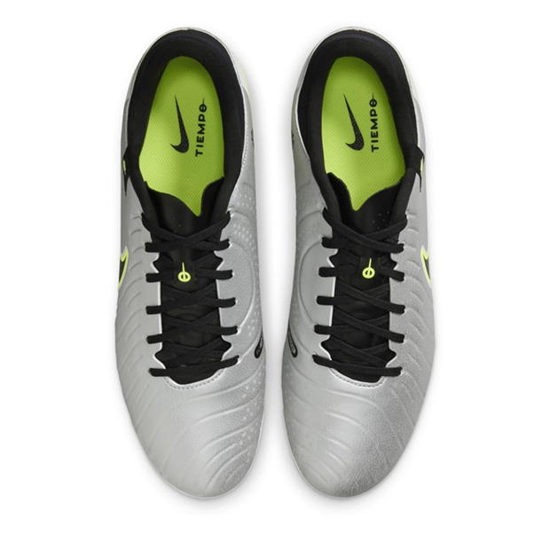 Ghete de fotbal Nike Tiempo Legend 10 Academy Firm Ground argintiu galben