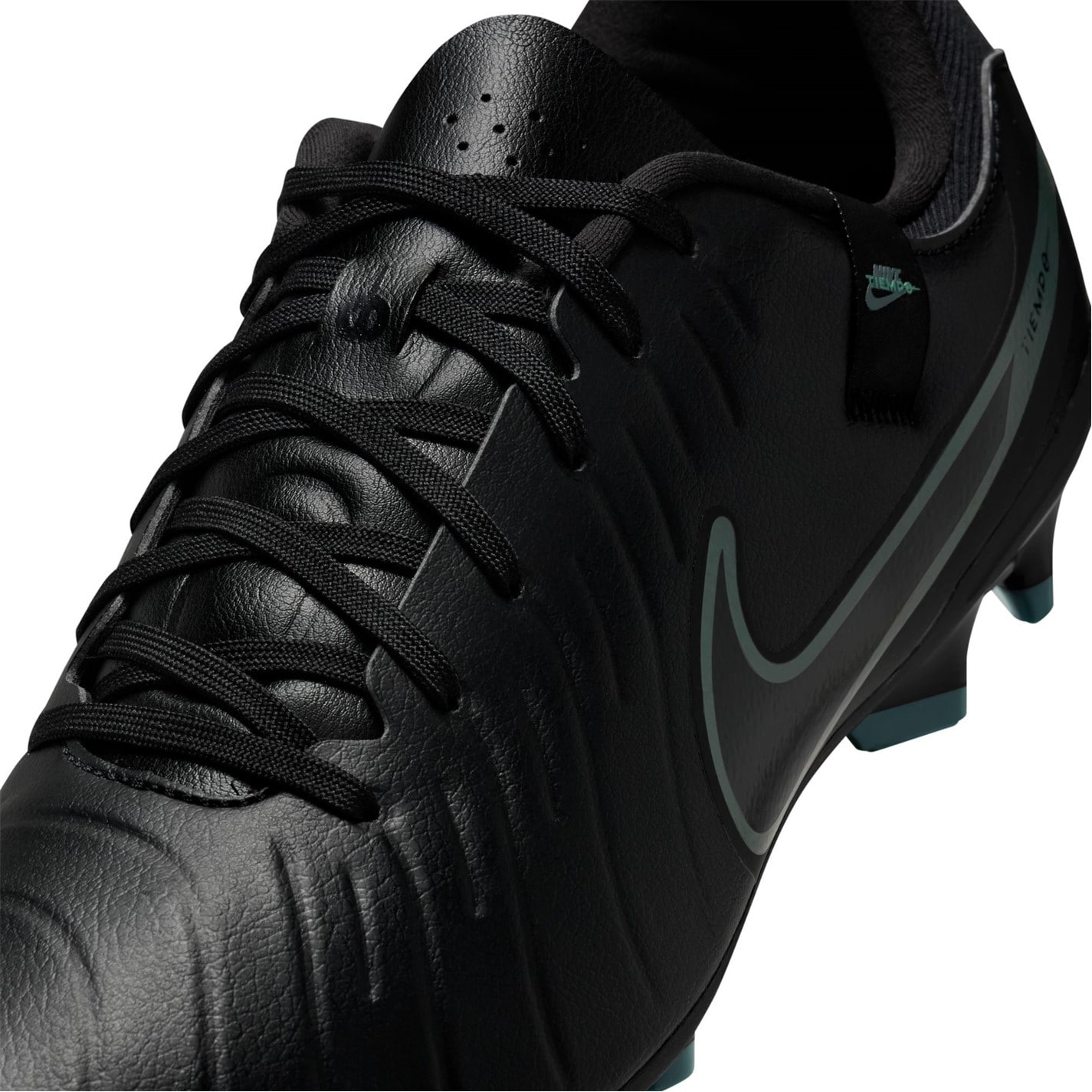 Ghete de fotbal Nike Tiempo Legend 10 Academy Firm Ground negru verde