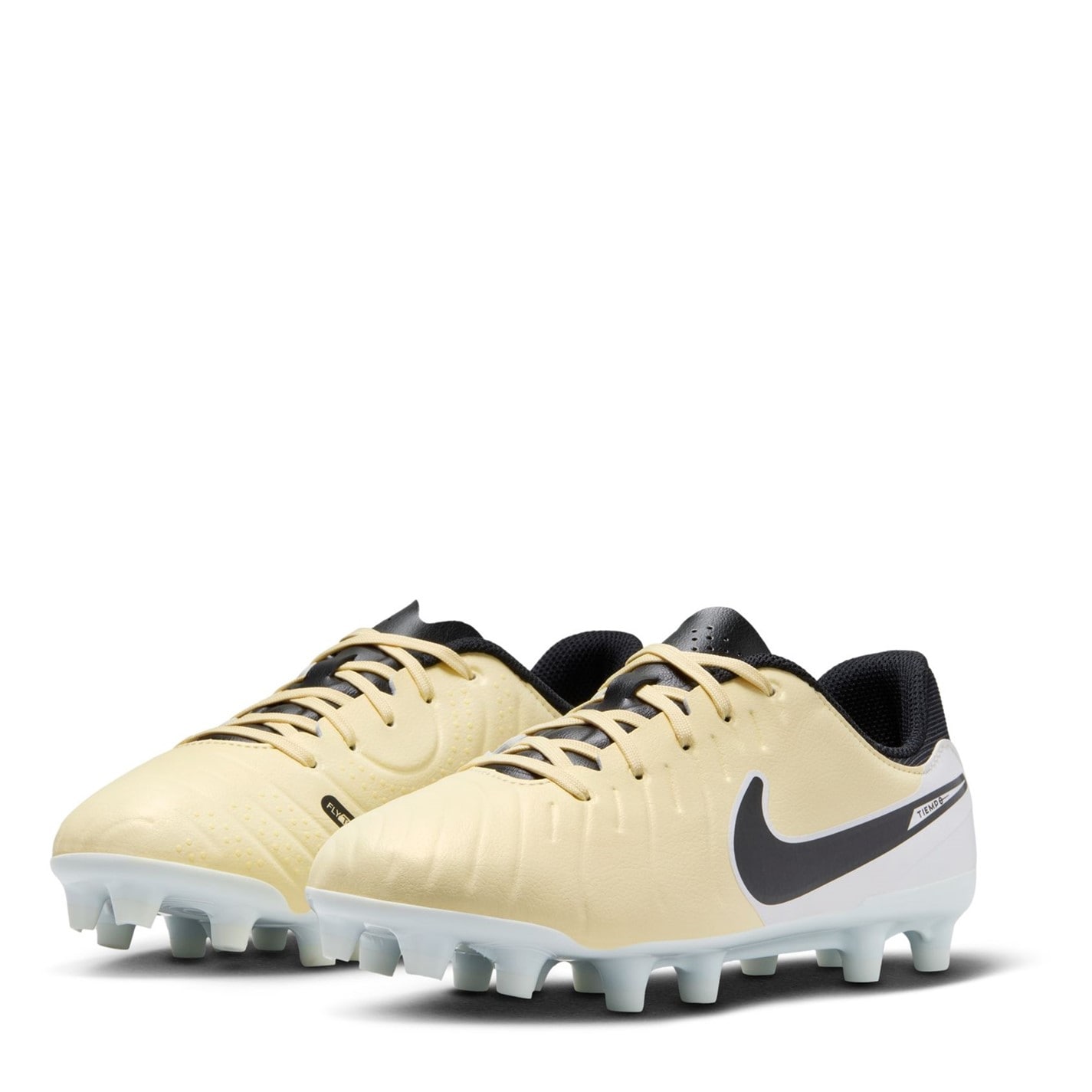 Ghete de fotbal Nike Tiempo Legend 10 Academy Firm Ground pentru copii galben negru