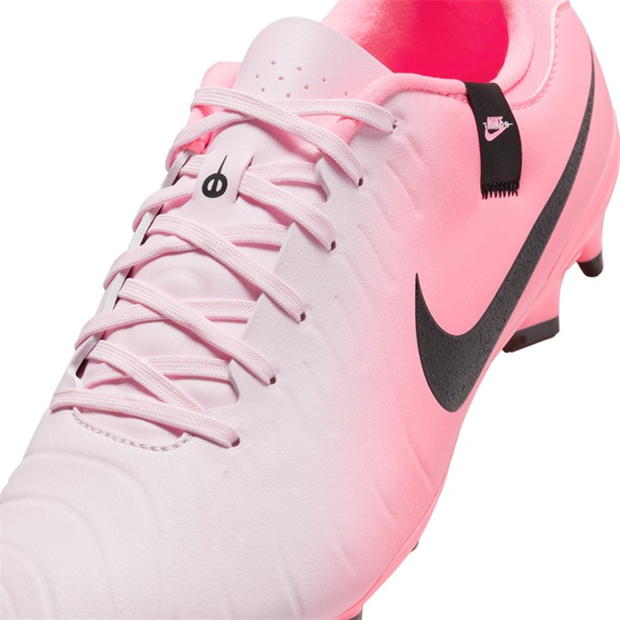 Ghete de fotbal Nike Tiempo Legend 10 Academy Firm Ground roz negru