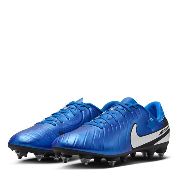 Ghete de fotbal Nike Tiempo Legend 10 Academy gazon sintetic albastru baltic