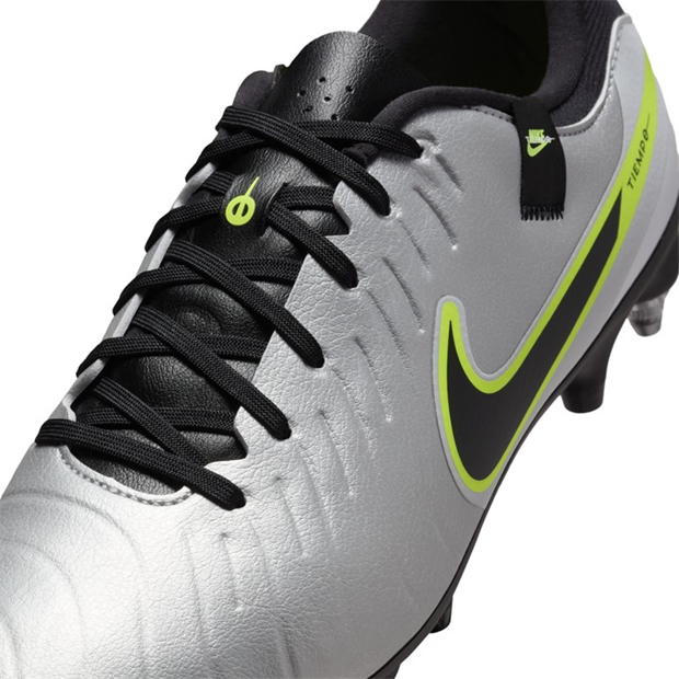 Ghete de fotbal Nike Tiempo Legend 10 Academy gazon sintetic argintiu galben