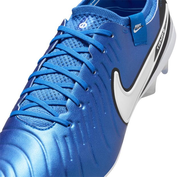 Ghete de fotbal Nike Tiempo Legend 10 Elite Firm Ground albastru baltic