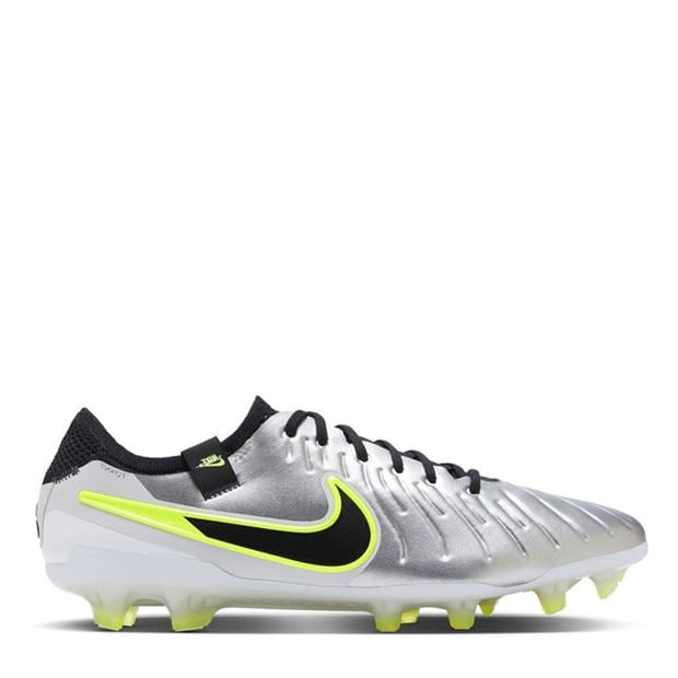 Ghete de fotbal Nike Tiempo Legend 10 Elite Firm Ground argintiu galben