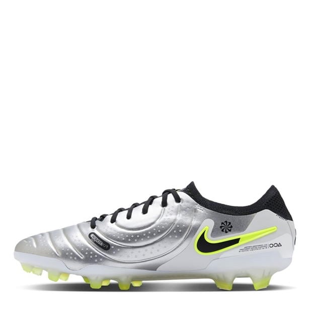 Ghete de fotbal Nike Tiempo Legend 10 Elite Firm Ground argintiu galben