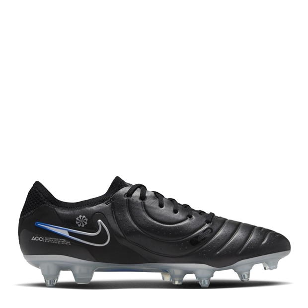 Ghete de fotbal Nike Tiempo Legend 10 Elite gazon sintetic negru chrome