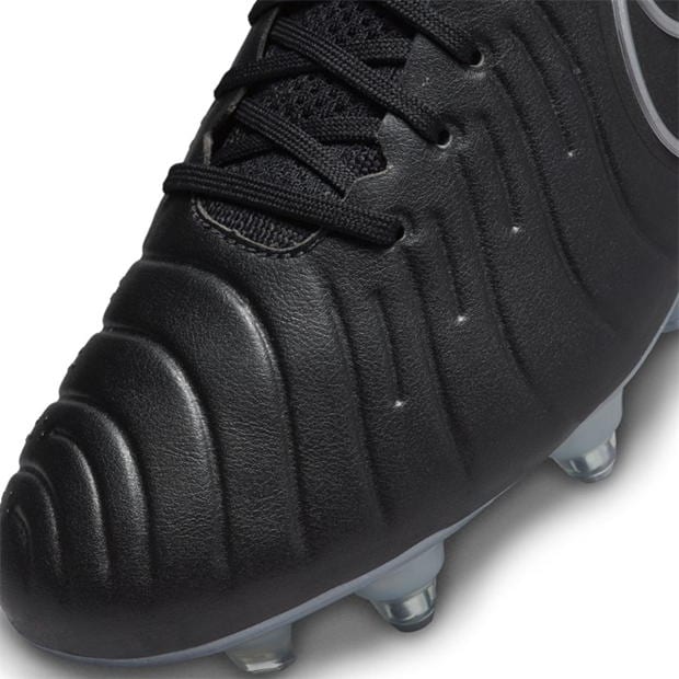 Ghete de fotbal Nike Tiempo Legend 10 Elite gazon sintetic negru chrome