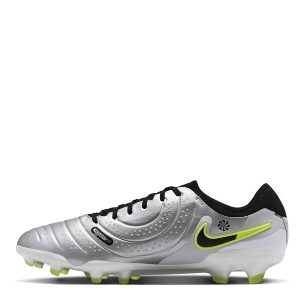 Ghete de fotbal Nike Tiempo Legend 10 Pro Firm Ground argintiu galben