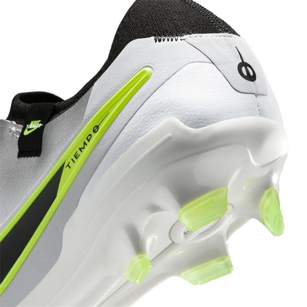 Ghete de fotbal Nike Tiempo Legend 10 Pro Firm Ground argintiu galben