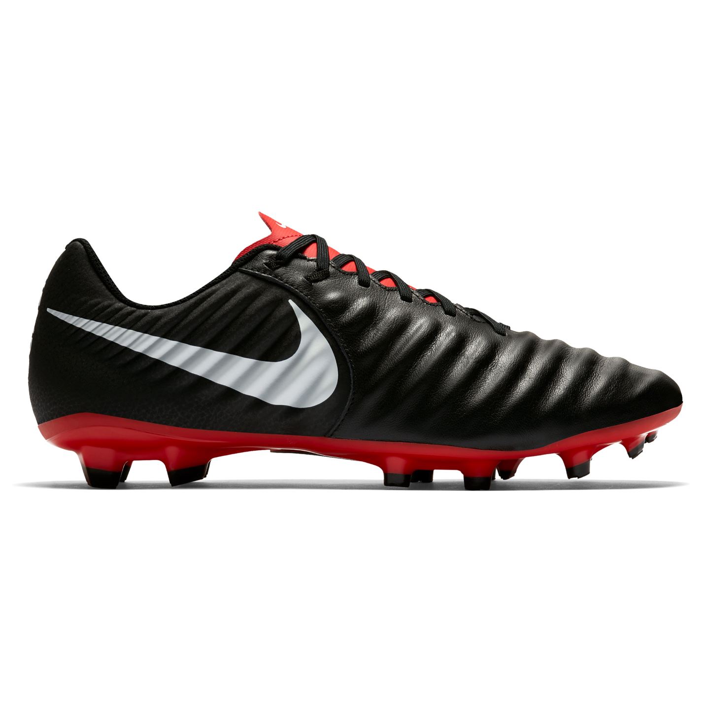 Ghete de fotbal Nike Tiempo Legend Academy FG pentru Barbati negru rosu inchis