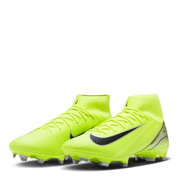 Ghete de fotbal Nike Zoom Mercurial Superfly 10 Academy Firm Ground galben negru