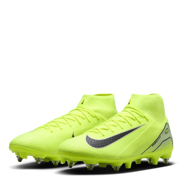 Ghete de fotbal Nike Zoom Mercurial Superfly 10 Academy gazon sintetic galben negru