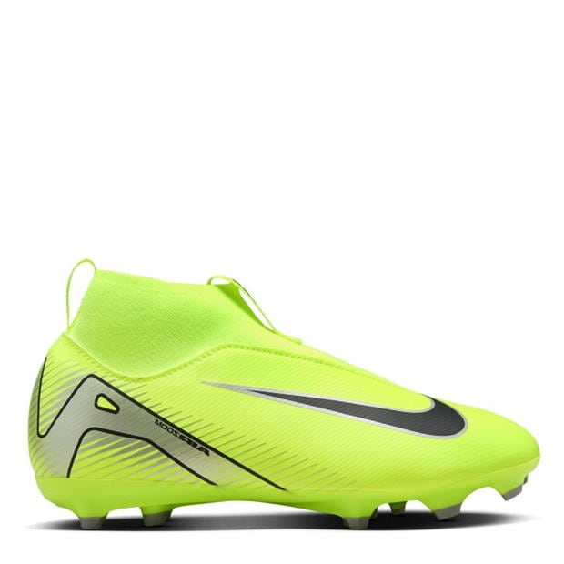 Ghete de fotbal Nike Zoom Mercurial Superfly 10 Academy Juniors Firm Ground galben negru