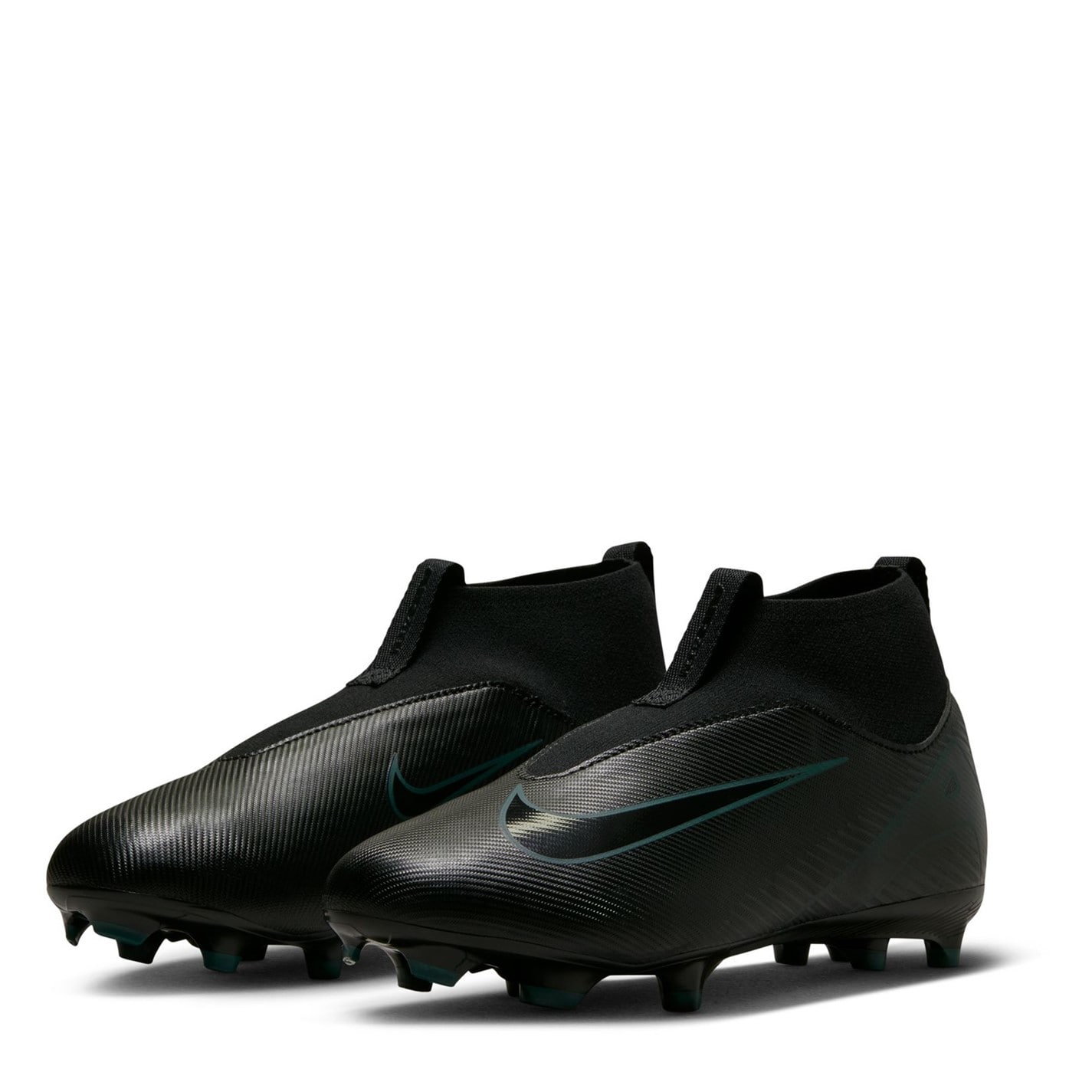 Ghete de fotbal Nike Zoom Mercurial Superfly 10 Academy Juniors Firm Ground negru verde