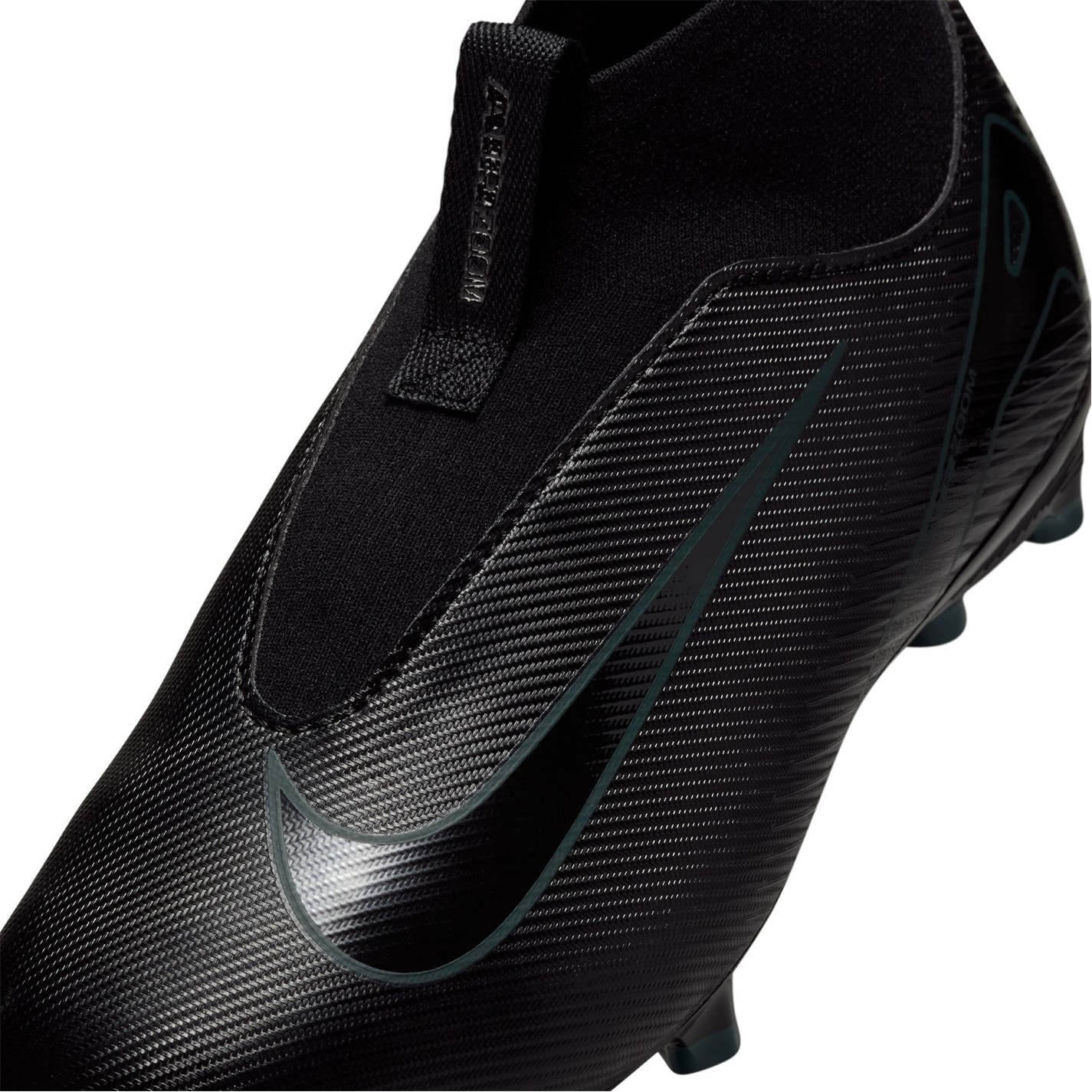 Ghete de fotbal Nike Zoom Mercurial Superfly 10 Academy Juniors Firm Ground negru verde