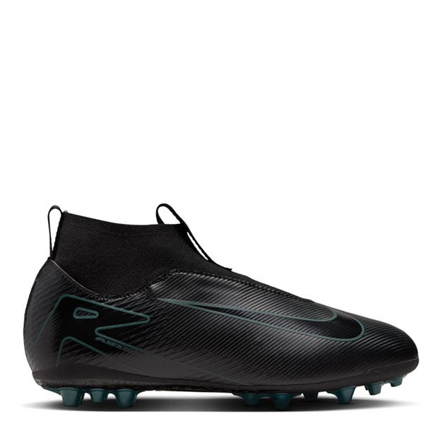 Ghete de fotbal Nike Zoom Mercurial Superfly Academy Juniors Artificial Ground negru verde