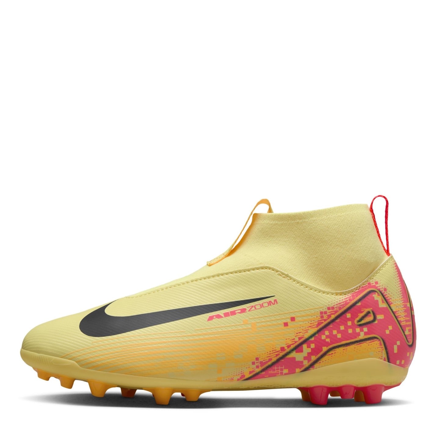 Ghete de fotbal Nike Zoom Mercurial Superfly Academy Juniors Artificial Ground portocaliu bleumarin