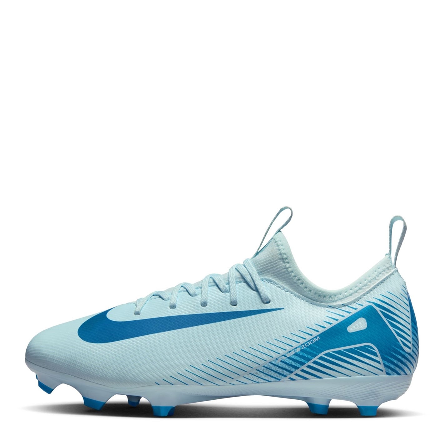 Ghete de fotbal Nike Zoom Mercurial Vapor 16 Academy Juniors Firm Ground albastru baltic