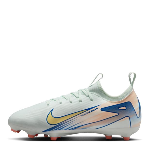 Ghete de fotbal Nike Zoom Mercurial Vapor 16 Academy Juniors Firm Ground verde alb