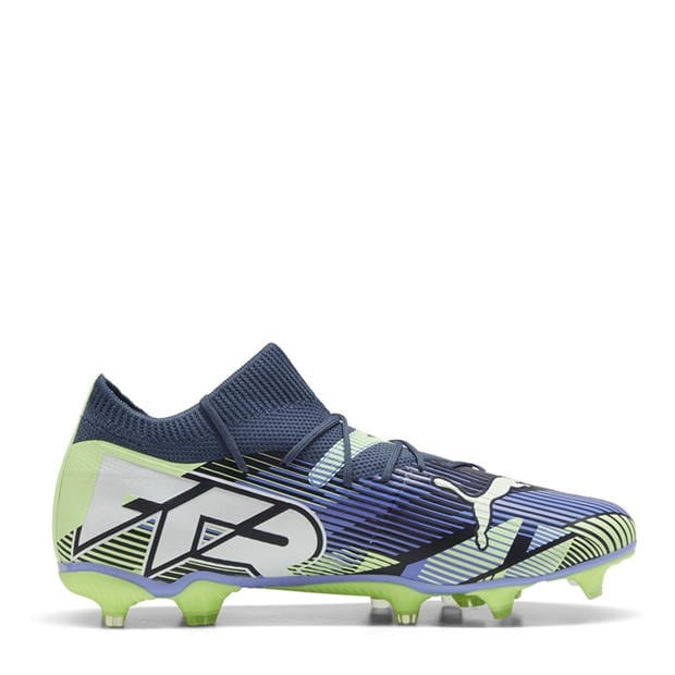 Ghete de fotbal Puma Future 7 Match Rush Firm Ground gri alb verde