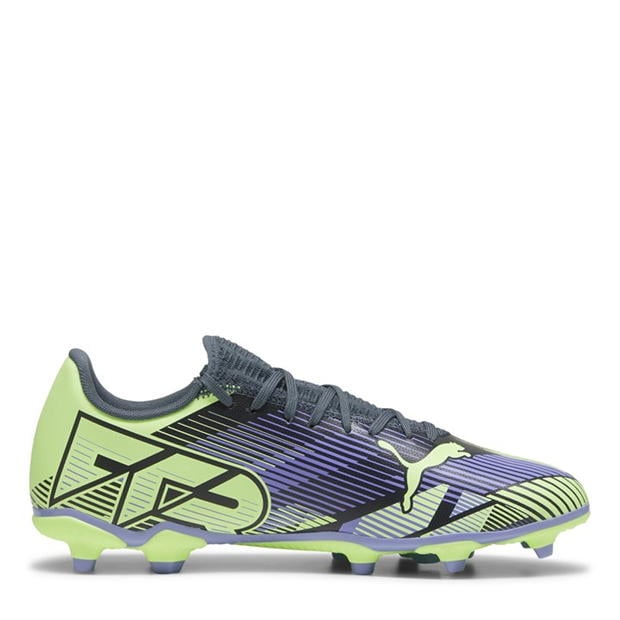 Ghete de fotbal Puma Future 7 Play Firm Ground gri mov verde