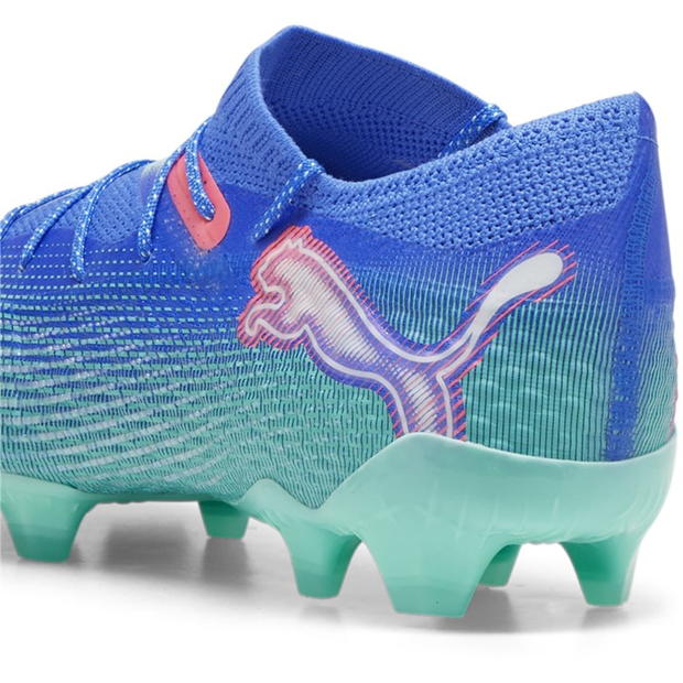 Ghete de fotbal Puma Future 7 Ultimate Firm Ground albastru alb verde