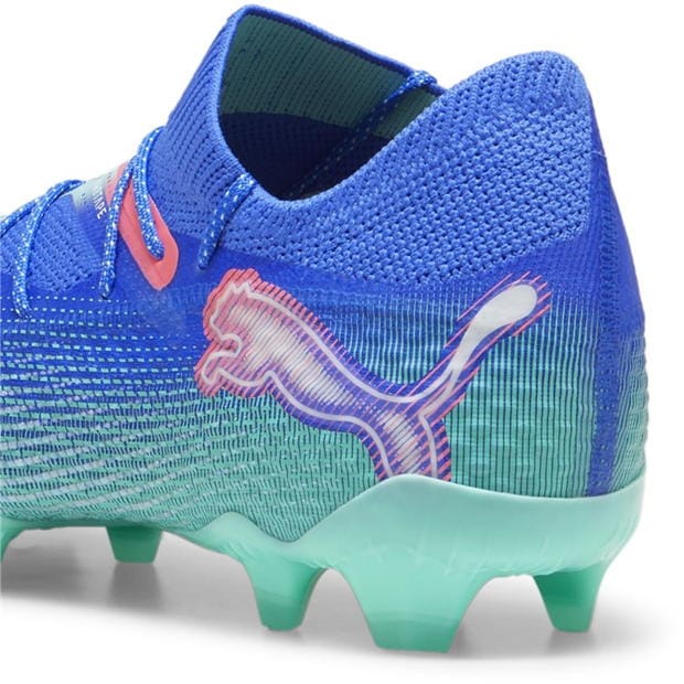 Ghete de fotbal Puma Future 7 Ultimate Firm Ground albastru alb verde