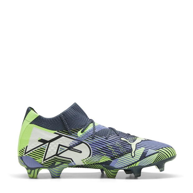 Ghete de fotbal Puma Future 7 Ultimate Firm Ground pentru femei gri alb verde