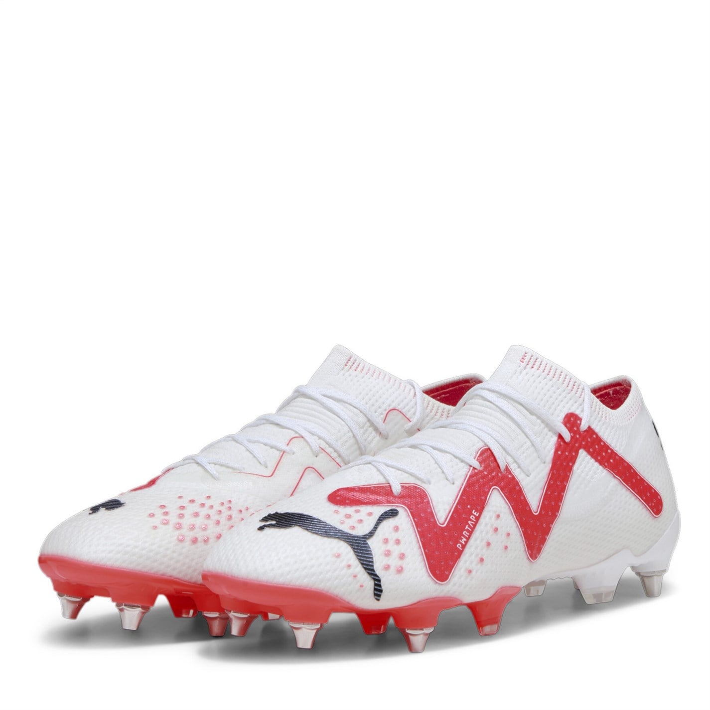 Ghete de fotbal Puma Future Ultimate gazon sintetic alb lila