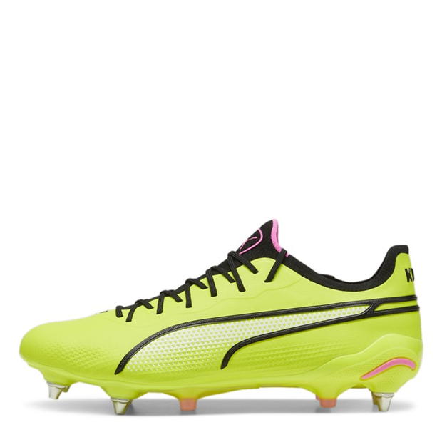 Ghete de fotbal Puma King 0.1 gazon sintetic galben lim