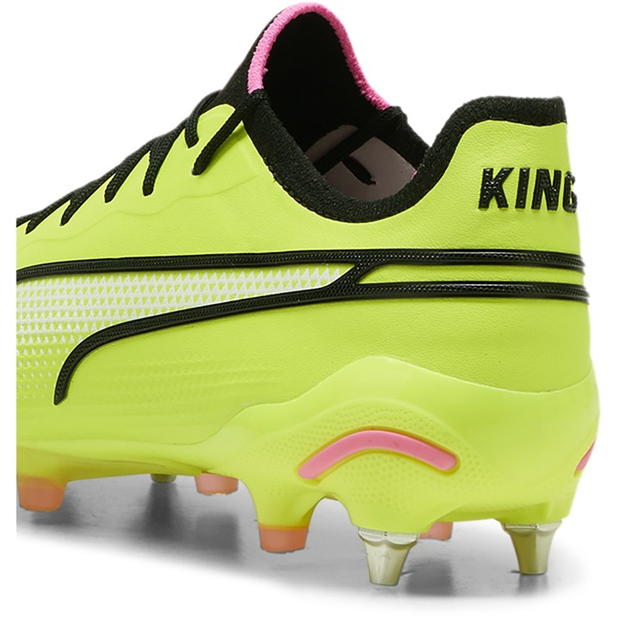 Ghete de fotbal Puma King 0.1 gazon sintetic galben lim