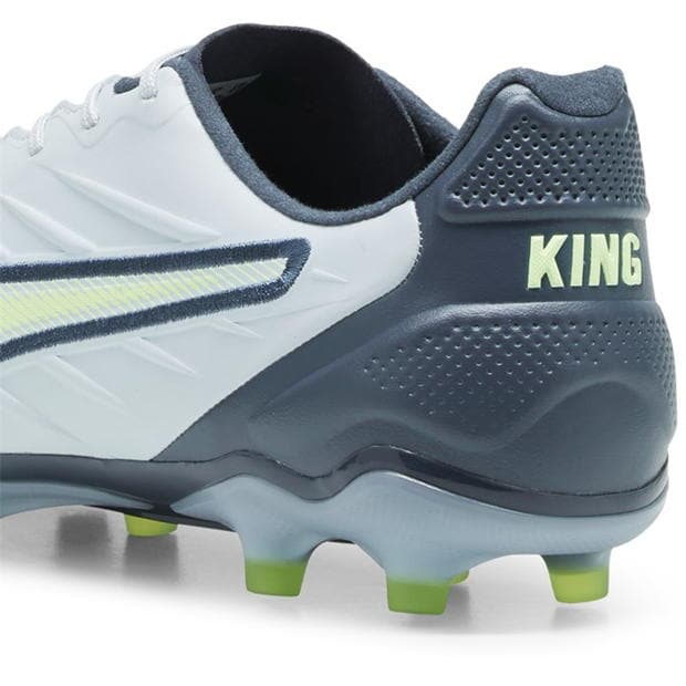 Ghete de fotbal Puma King Pro Firm Ground albastru verde gri