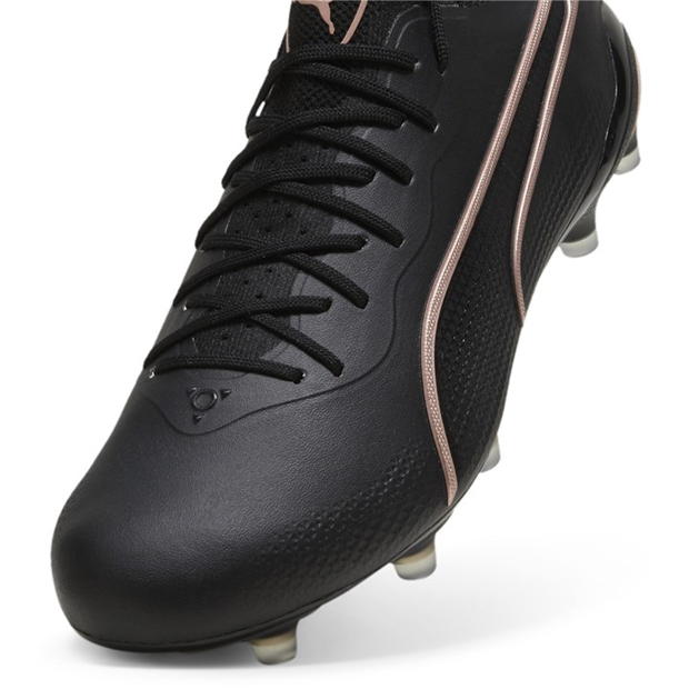 Ghete de fotbal Puma King Ultimate Firm Ground negru roz