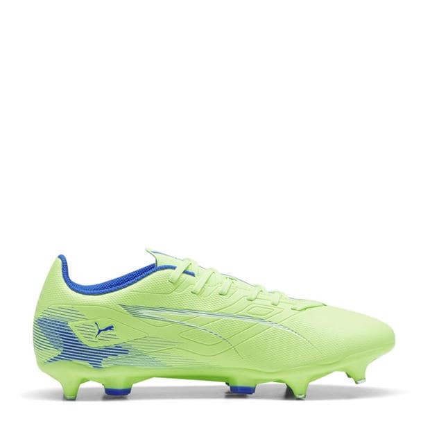 Ghete de fotbal Puma Ultra 5 Play gazon sintetic verde alb