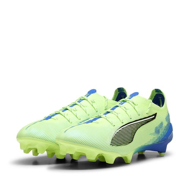 Ghete de fotbal Puma Ultra 5 Ultimate Firm Ground pentru femei verde alb albastru