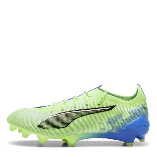 Ghete de fotbal Puma Ultra 5 Ultimate Firm Ground pentru femei verde alb albastru