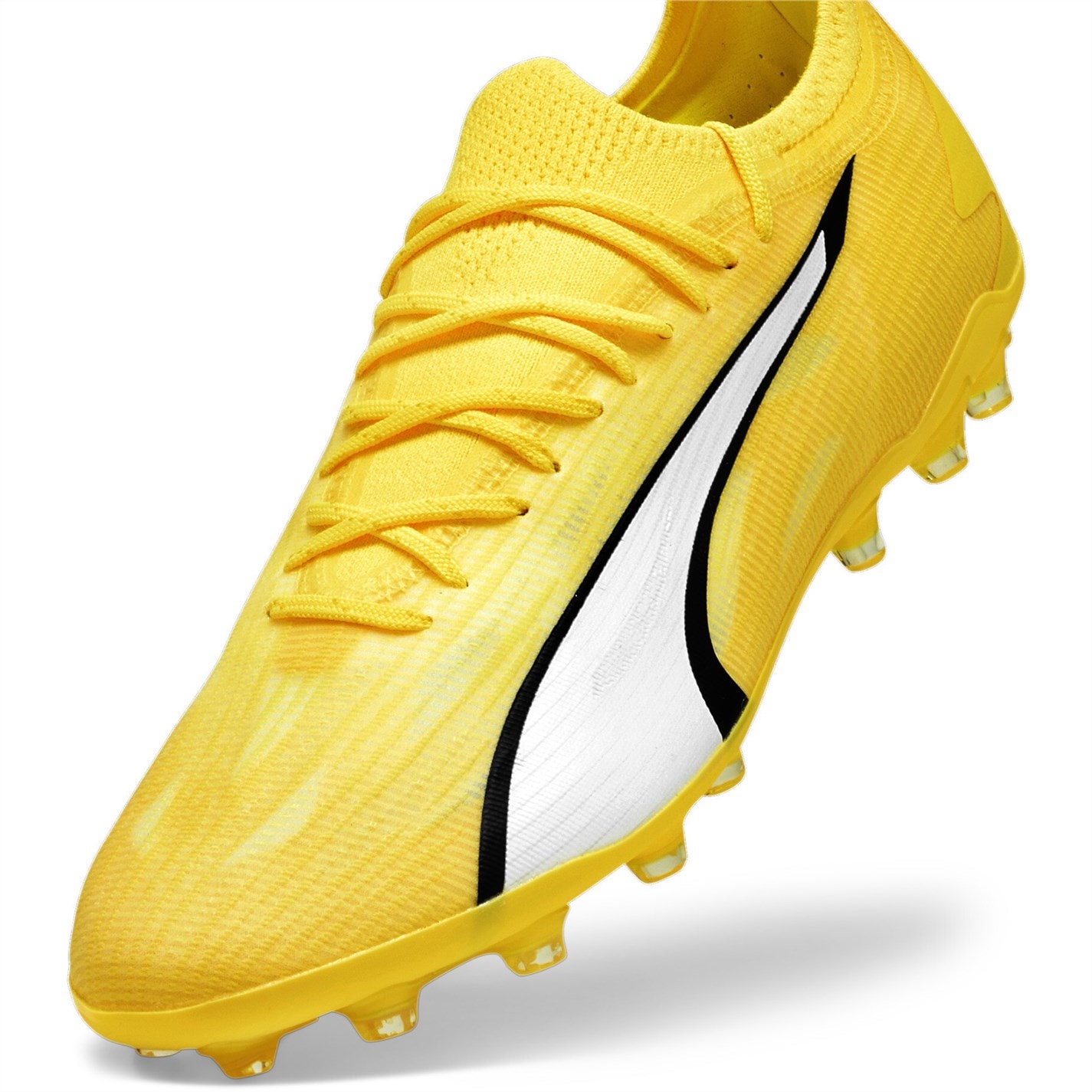 Ghete de fotbal Puma Ultra Match Firm Ground galben