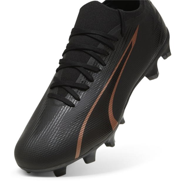 Ghete de fotbal Puma Ultra Match Firm Ground negru roz