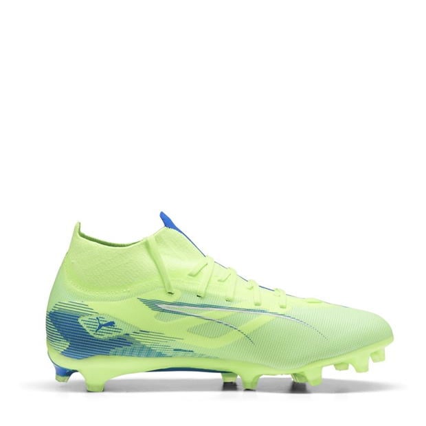 Ghete de fotbal Puma Ultra Match+ Firm Ground verde alb