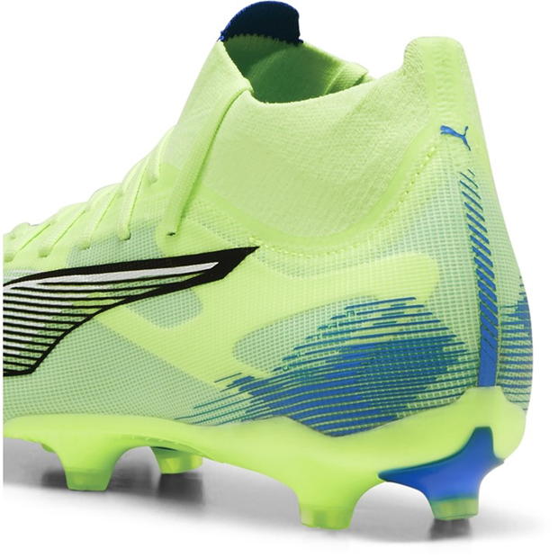 Ghete de fotbal Puma Ultra Match+ Firm Ground verde alb