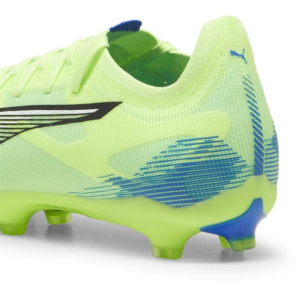 Ghete de fotbal Puma Ultra Match Firm Ground verde alb albastru